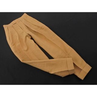 ユナイテッドアローズ(UNITED ARROWS)のユナイテッドアローズ リネン100% タック テーパード パンツ size38/ベージュ ■◇ メンズ(その他)