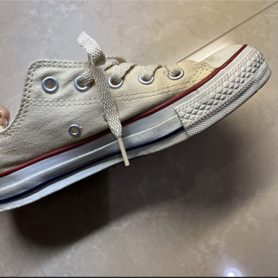 CONVERSE(コンバース)のコンバース オールスター ローカット スニーカー クリーム色 レディースの靴/シューズ(スニーカー)の商品写真