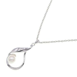 ミキモト(MIKIMOTO)の ミキモト ネックレス パール □S刻印 シルバー 中古(ネックレス)