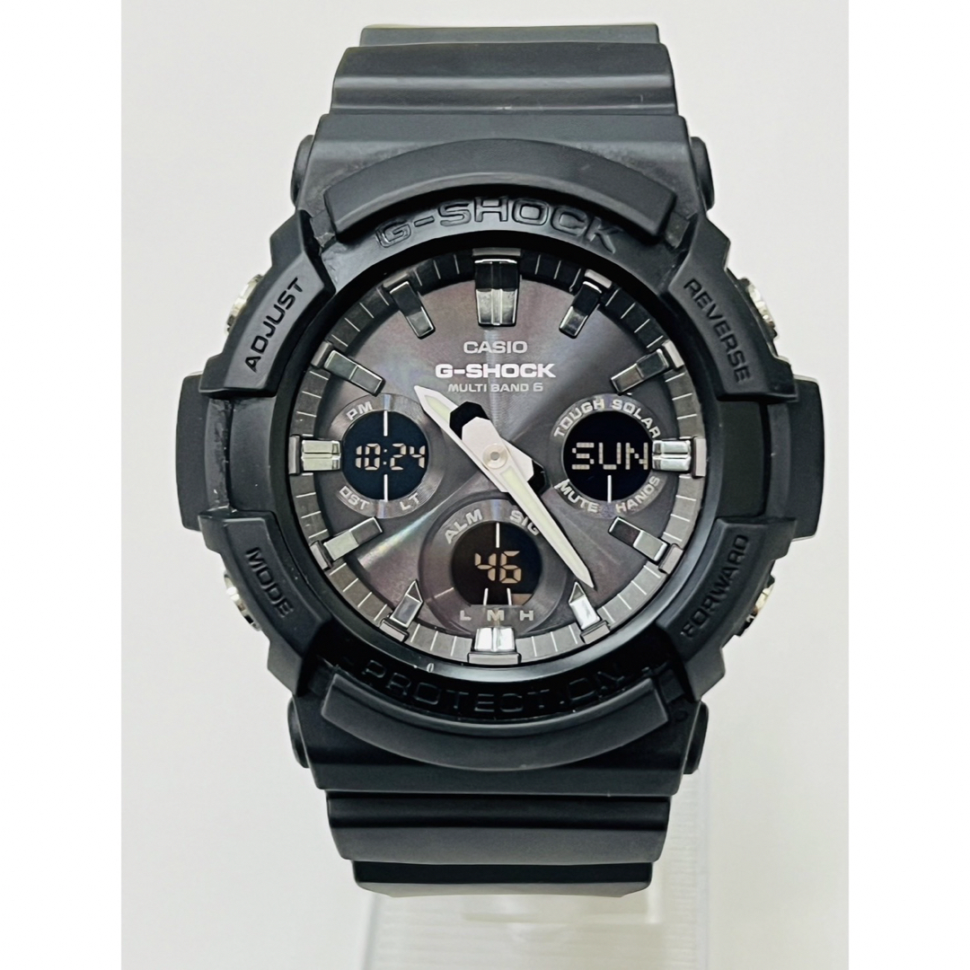 G-SHOCK(ジーショック)のG-SHOCK ビッグケース タフソーラーマルチバンド6 GAW-100B-1A メンズの時計(腕時計(アナログ))の商品写真