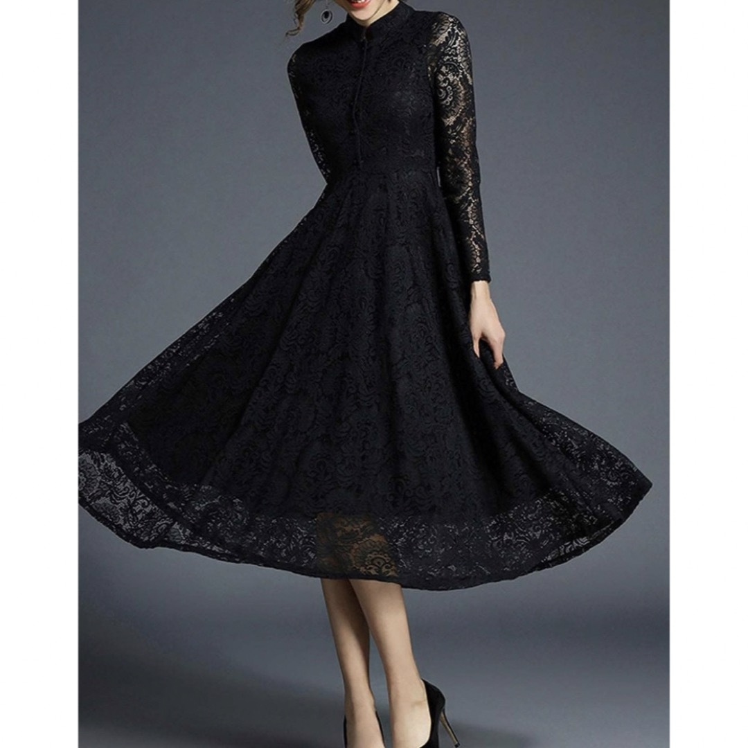 dazzy store(デイジーストア)の新品タグ付き❁総レース Aライン ワンピース ドレス レディースのフォーマル/ドレス(ロングドレス)の商品写真