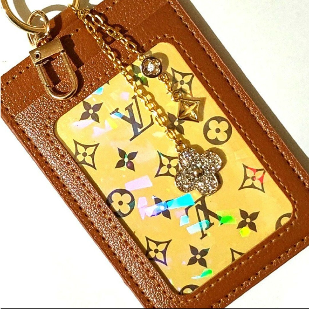 LOUIS VUITTON(ルイヴィトン)の希少♥♣LOUIS VUITTON♠♦モノグラムトランプ １枚 新品パスケース⑤ レディースのファッション小物(パスケース/IDカードホルダー)の商品写真