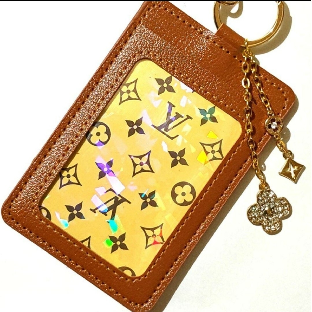 LOUIS VUITTON(ルイヴィトン)の希少♥♣LOUIS VUITTON♠♦モノグラムトランプ １枚 新品パスケース⑤ レディースのファッション小物(パスケース/IDカードホルダー)の商品写真