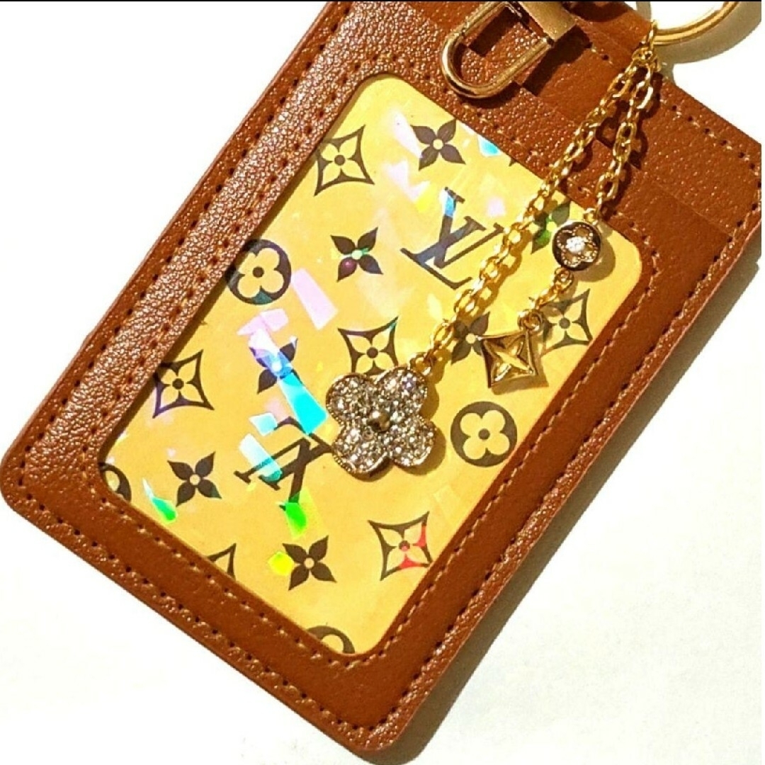 LOUIS VUITTON(ルイヴィトン)の希少♥♣LOUIS VUITTON♠♦モノグラムトランプ １枚 新品パスケース⑤ レディースのファッション小物(パスケース/IDカードホルダー)の商品写真