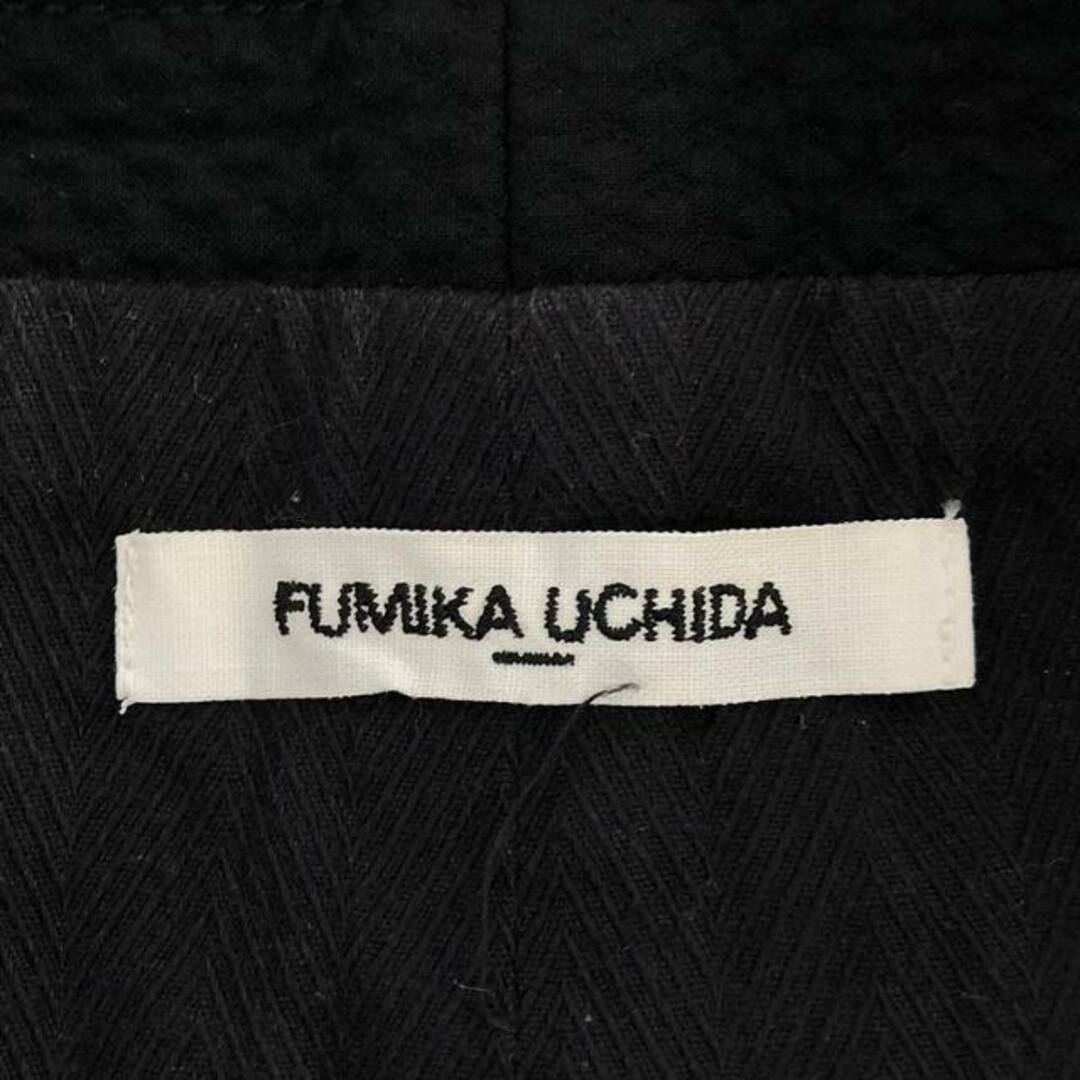 FUMIKA_UCHIDA(フミカウチダ)のFUMIKA UCHIDA / フミカウチダ | コットン ジャンプスーツ | 36 | ブラック | レディース レディースのパンツ(サロペット/オーバーオール)の商品写真