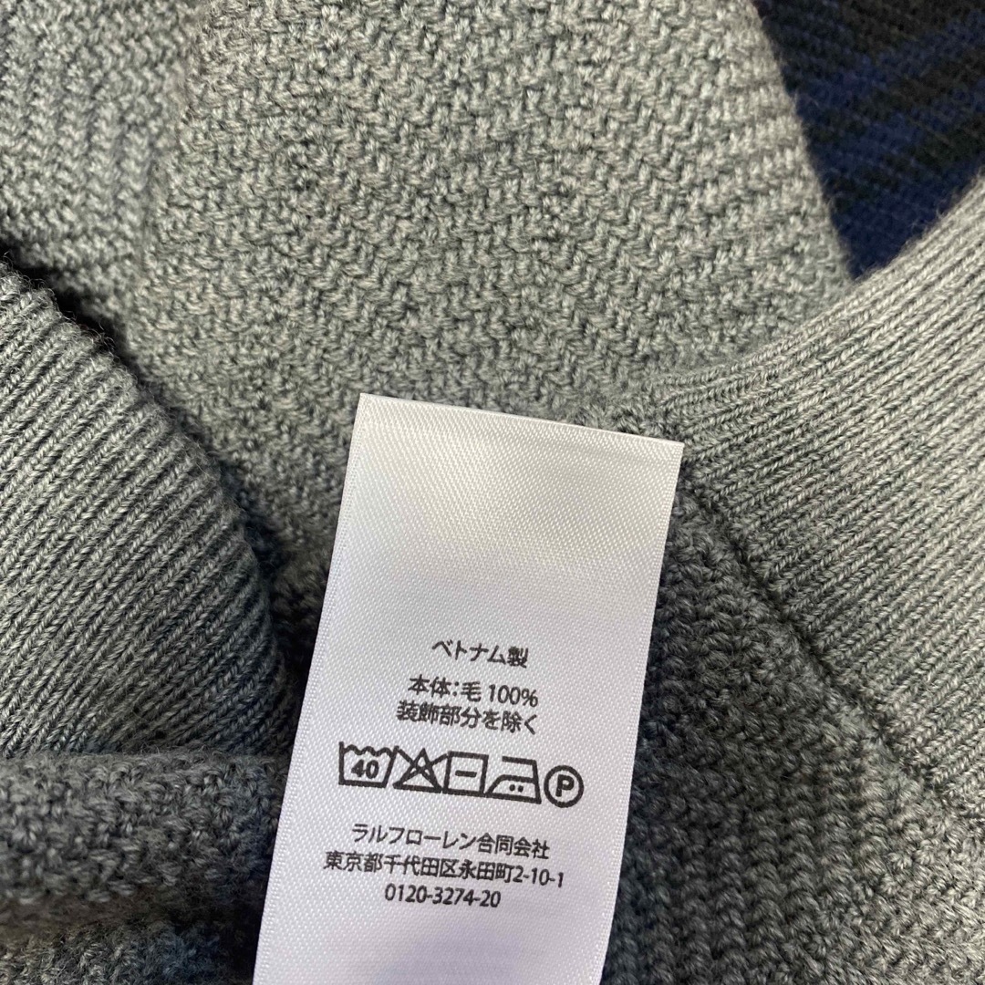 POLO RALPH LAUREN(ポロラルフローレン)のPOLO RALPH LAUREN  フルジップ　ニット　新品タグ付き メンズのトップス(ニット/セーター)の商品写真