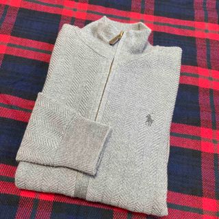 ポロラルフローレン(POLO RALPH LAUREN)のPOLO RALPH LAUREN  フルジップ　ニット　新品タグ付き(ニット/セーター)