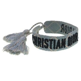 クリスチャンディオール(Christian Dior)の ディオール ブレスレット ライトブルー ブラック 中古(ブレスレット)