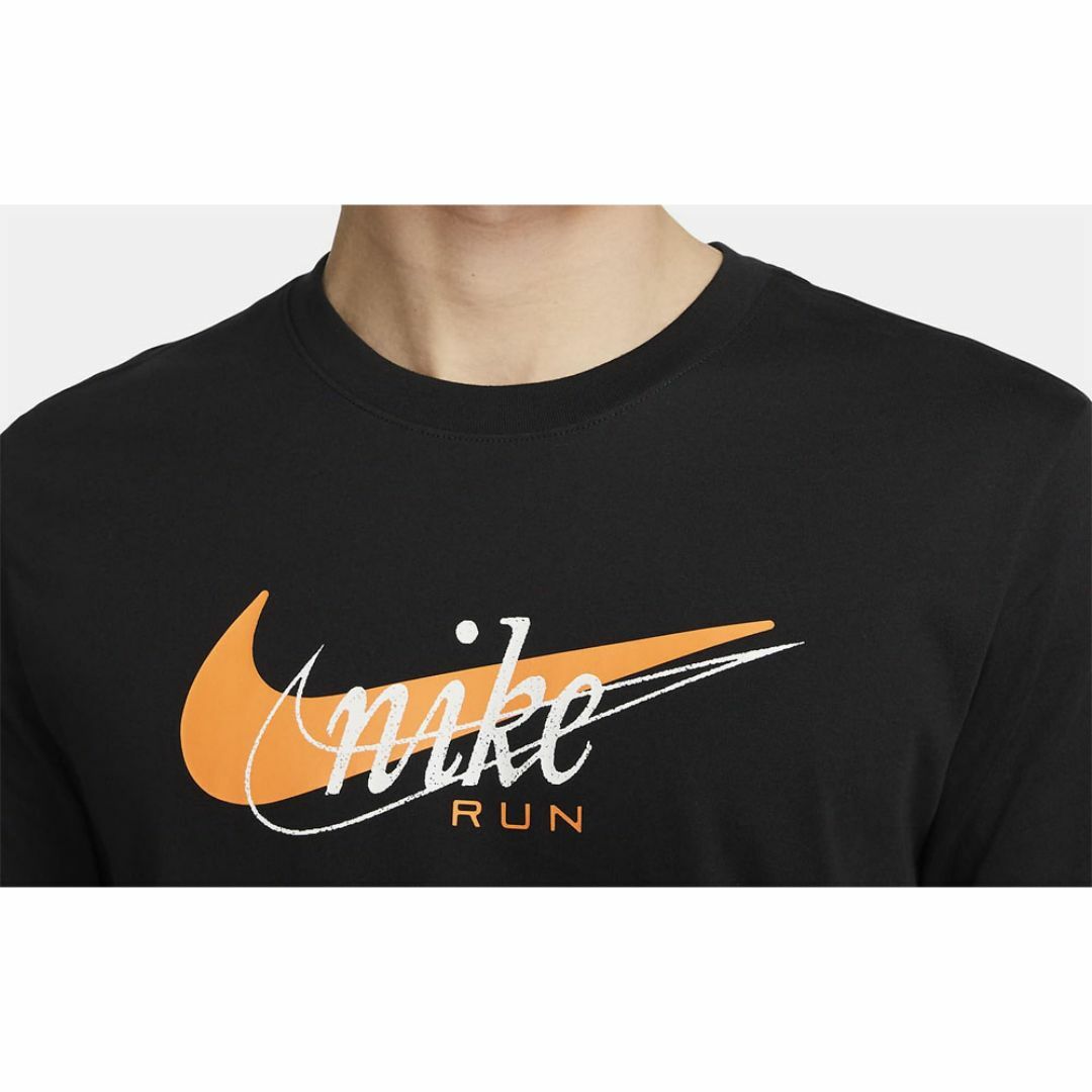 NIKE(ナイキ)のXL NIKE Dri-FITメンズランニングTシャツ FD0125-010黒 メンズのトップス(Tシャツ/カットソー(半袖/袖なし))の商品写真