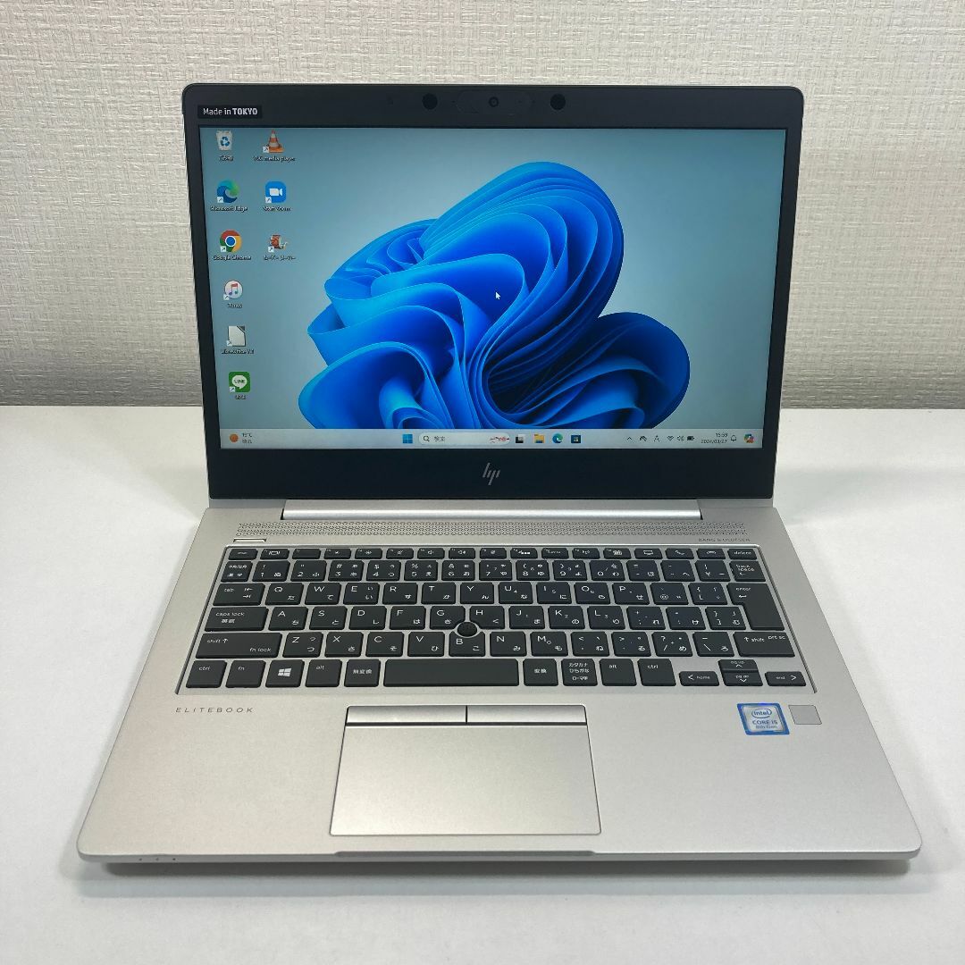 HP(ヒューレットパッカード)のHP EliteBook ノートパソコン Windows11 （S48） スマホ/家電/カメラのPC/タブレット(ノートPC)の商品写真