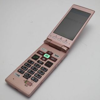 キョウセラ(京セラ)の超美品 au KYF36 かんたんケータイ ピンク 白ロム M888(携帯電話本体)