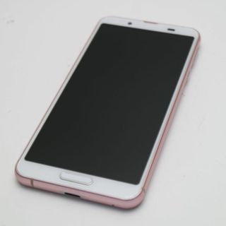 アクオス(AQUOS)の超美品 SHV45 ソフトピンク スマホ 白ロム M888(スマートフォン本体)