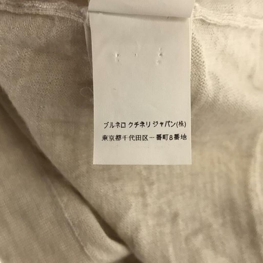 BRUNELLO CUCINELLI(ブルネロクチネリ)のBRUNELLO CUCINELLI / ブルネロクチネリ | カシミヤ シルク クルーネック ニット | XS | エクリュ | レディース レディースのトップス(ニット/セーター)の商品写真