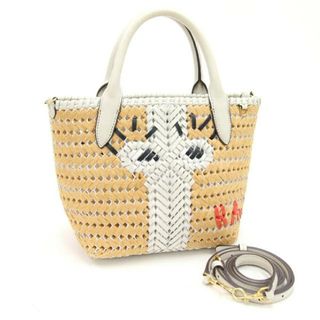 アニヤハインドマーチ(ANYA HINDMARCH)の アニヤハインドマーチ 2WAYハンドバッグ ナチュラル(ハンドバッグ)