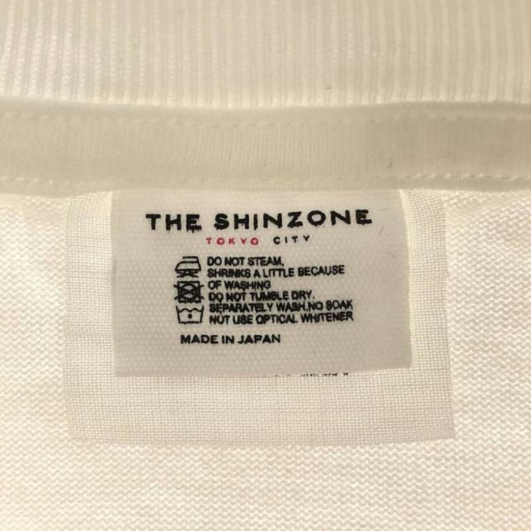 Shinzone(シンゾーン)のShinzone / シンゾーン | 2024SS | PANEL BORDER TOP Tシャツ | F | ホワイト/ピンク | レディース レディースのトップス(Tシャツ(長袖/七分))の商品写真