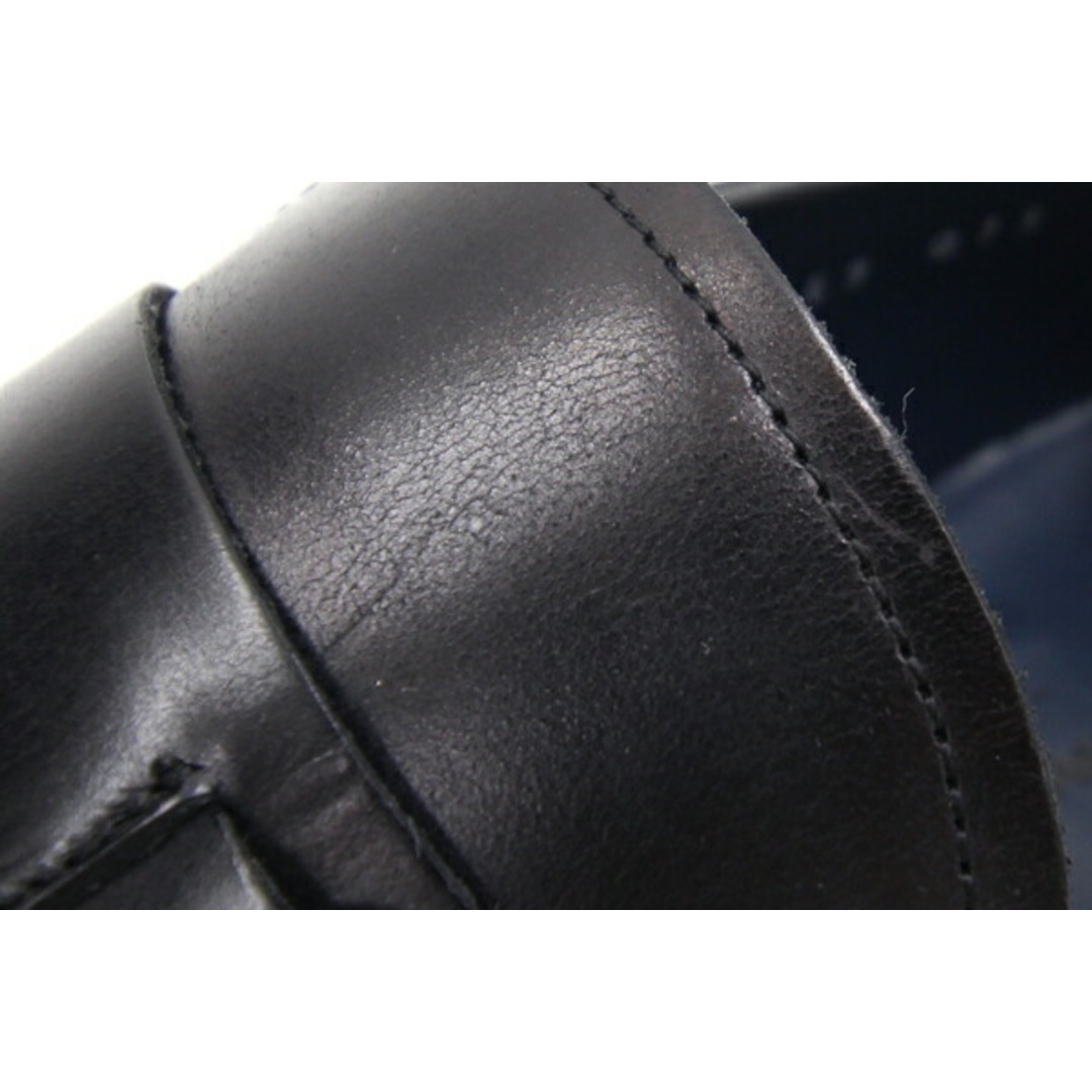 Ferragamo(フェラガモ)の フェラガモ メンズシューズ ブラック レザー 中古 紳士 メンズの靴/シューズ(スニーカー)の商品写真