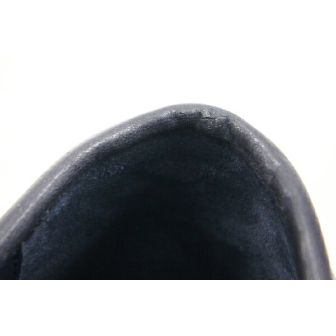 Ferragamo(フェラガモ)の フェラガモ メンズシューズ ブラック レザー 中古 紳士 メンズの靴/シューズ(スニーカー)の商品写真