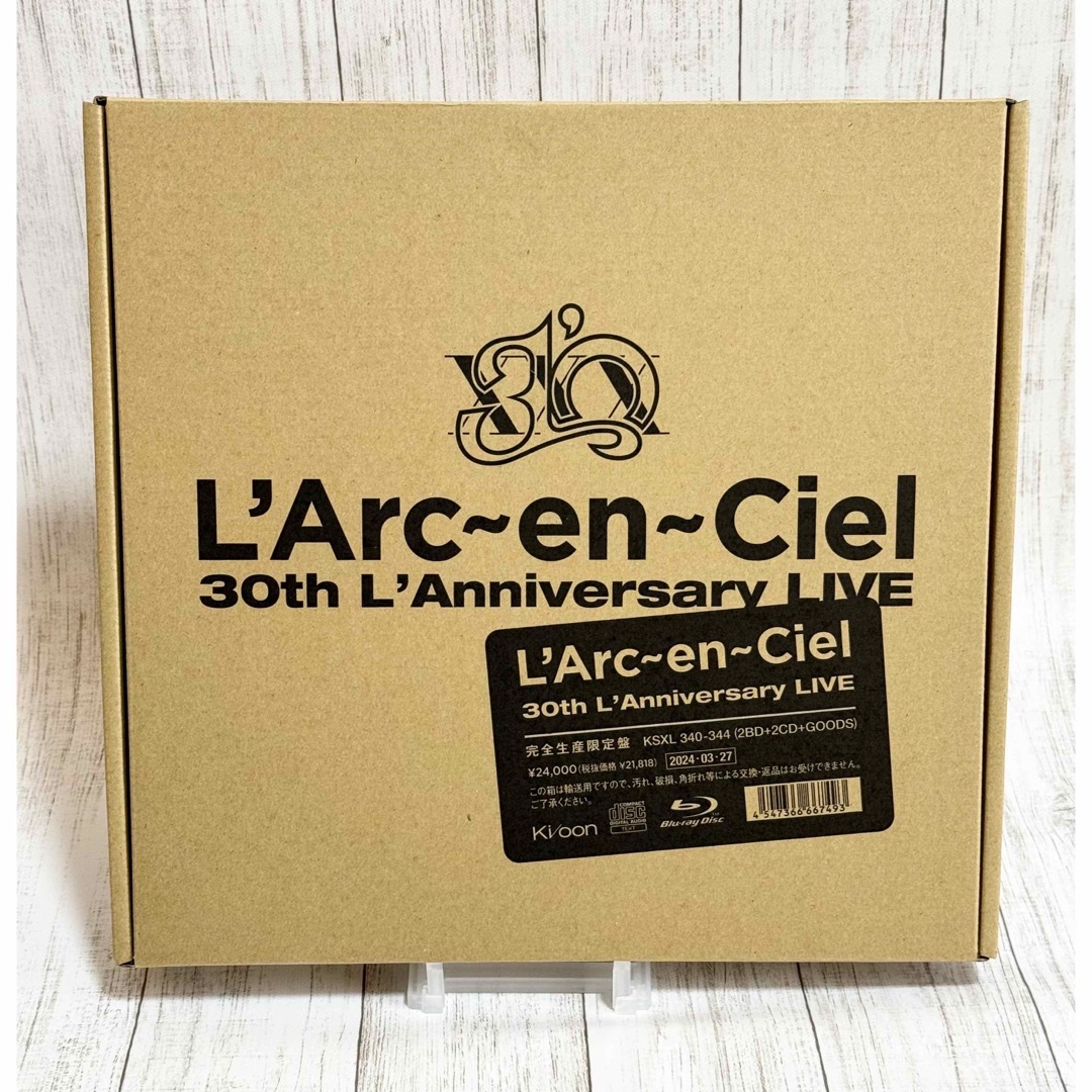 L'Arc～en～Ciel(ラルクアンシエル)の30th L'Anniversary LIVE 完全生産限定盤Blu-ray エンタメ/ホビーのDVD/ブルーレイ(ミュージック)の商品写真