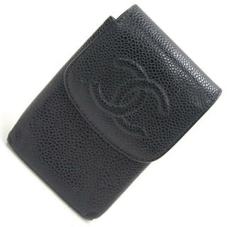 CHANEL - 極美品 CHANEL キャビアスキン シガレットケース ブラック CHANEL - 極美品 CHANEL キャビアスキン シガレットケース ブラック