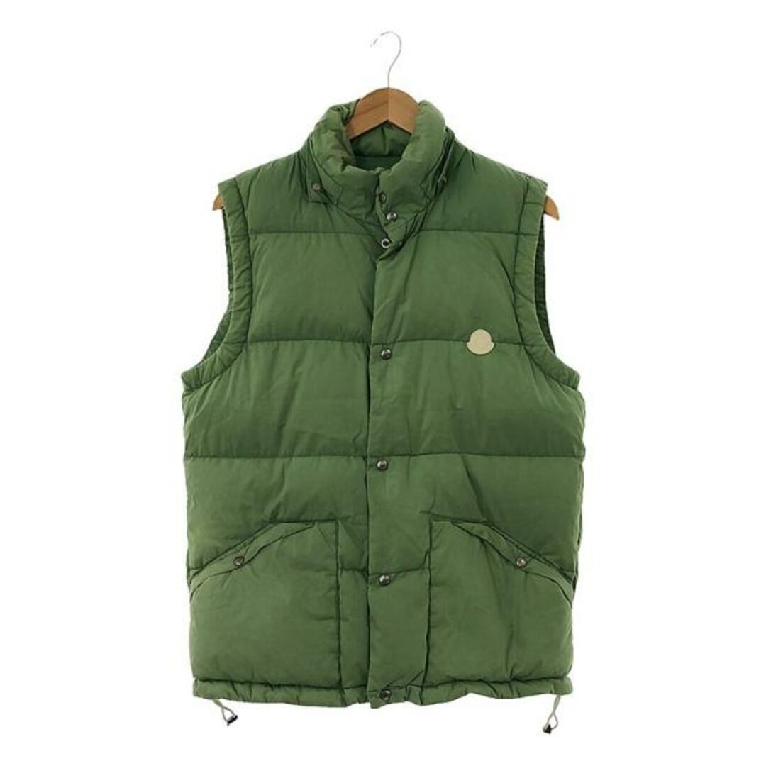 MONCLER V / モンクレールV | × VISVIM  ビズビムコラボ IDE VEST イデ ヴィンテージ加工 フーデッド ダウンベスト | 2 | グリーン | メンズ メンズのトップス(ベスト)の商品写真