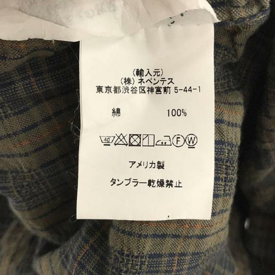 Engineered Garments(エンジニアードガーメンツ)の【美品】  Engineered Garments / エンジニアドガーメンツ | Work Shirt - Small Seersucker Plaid / チェック ワークシャツ | S | カーキ系 | メンズ メンズのトップス(Tシャツ/カットソー(七分/長袖))の商品写真