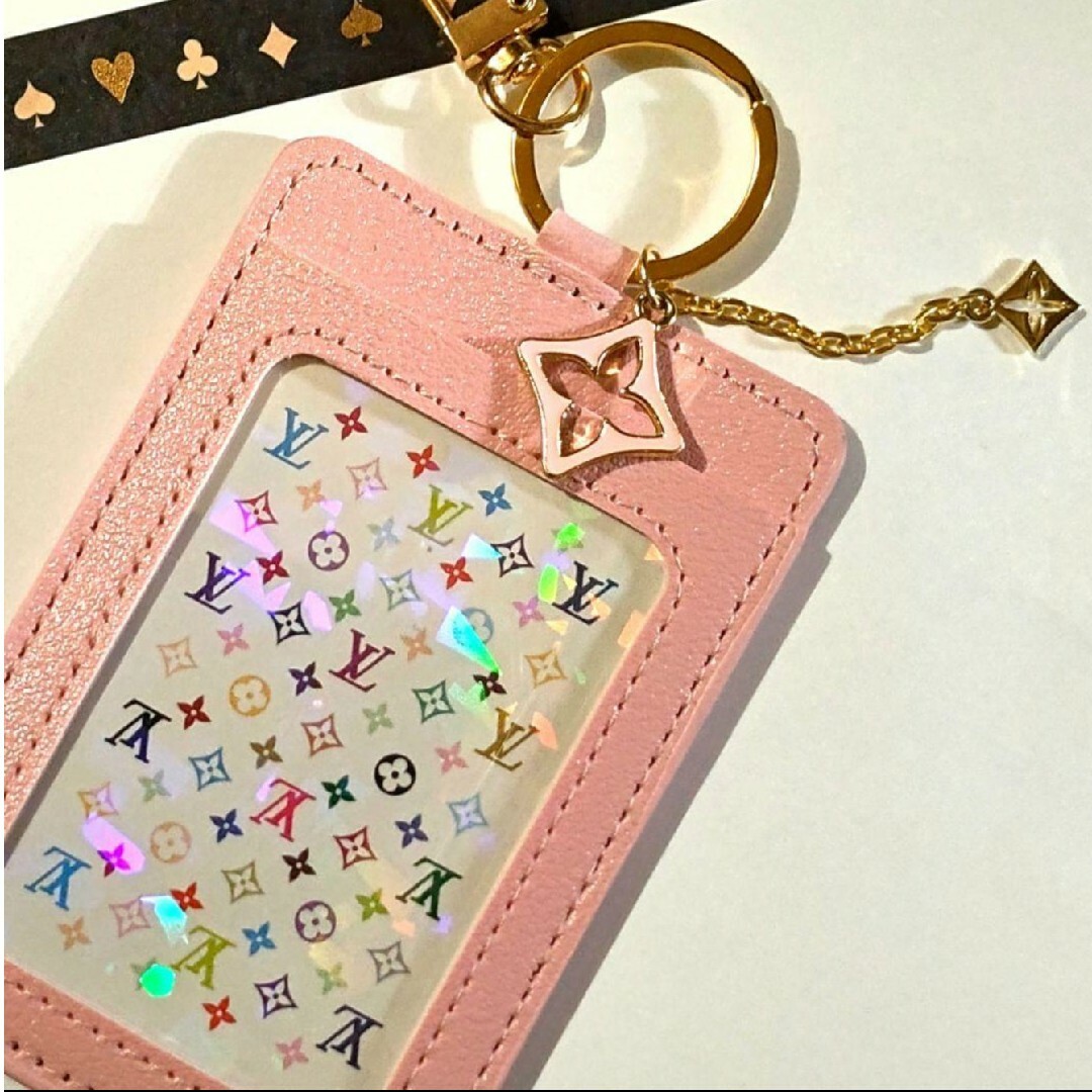 LOUIS VUITTON(ルイヴィトン)の希少✨LOUIS VUITTON✨モノグラムマルチ １枚 新品パスケース　⑤ レディースのファッション小物(パスケース/IDカードホルダー)の商品写真