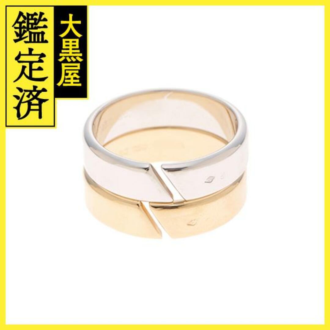 HERMES - エルメス ダブル リング K18YG WG 13.9g #51【434】