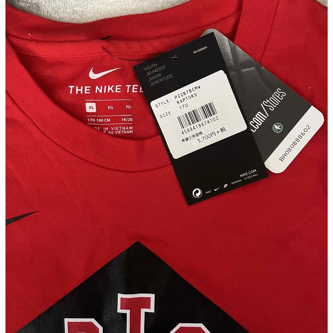 NIKE  シアカム　ラプターズ　Tシャツ　170センチ キッズ/ベビー/マタニティのキッズ服男の子用(90cm~)(Tシャツ/カットソー)の商品写真