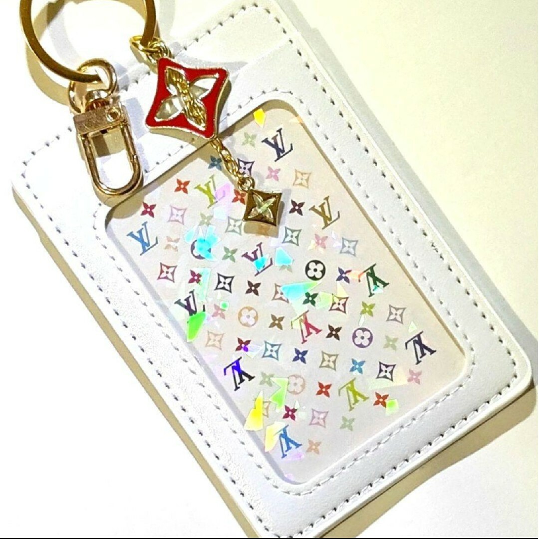 LOUIS VUITTON(ルイヴィトン)の希少✨LOUIS VUITTON✨モノグラムマルチ １枚 新品パスケース　⑥ レディースのファッション小物(パスケース/IDカードホルダー)の商品写真