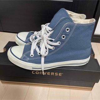 オールスター(ALL STAR（CONVERSE）)のコンバース ALL STAR ハイカット ネイビー 24.5cm(スニーカー)