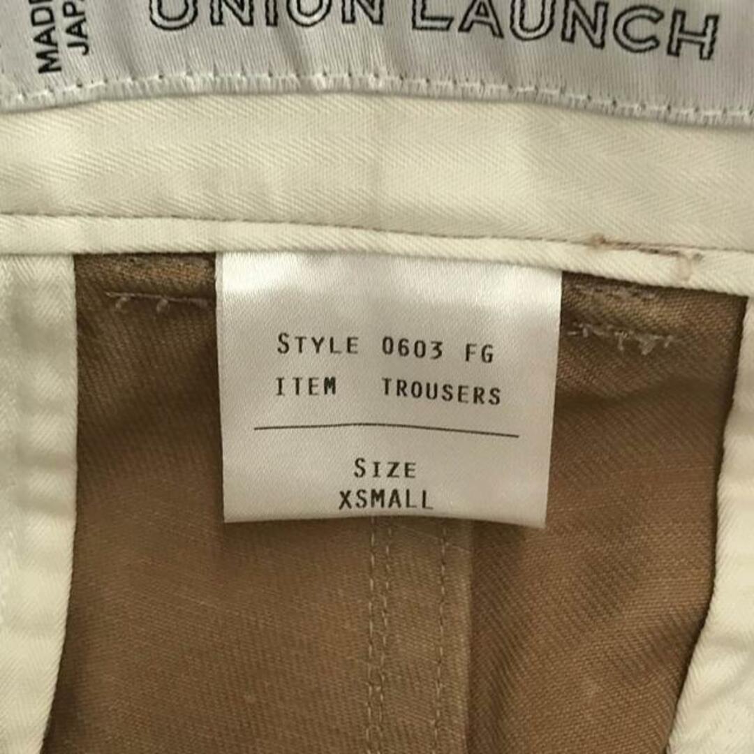 UNION LAUNCH / ユニオンランチ | TROUSERS ストレートパンツ | XS | ベージュ | レディース レディースのパンツ(その他)の商品写真