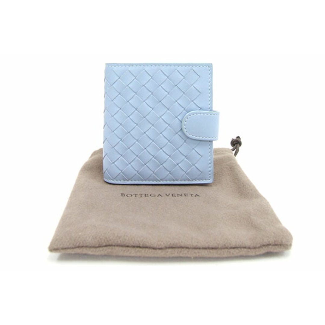 Bottega Veneta(ボッテガヴェネタ)の ボッテガヴェネタ 二つ折り財布 イントレチャート レザー レディースのファッション小物(財布)の商品写真