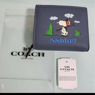 コーチ(COACH)のCOACH スヌーピー コラボ 2つ折り財布(財布)