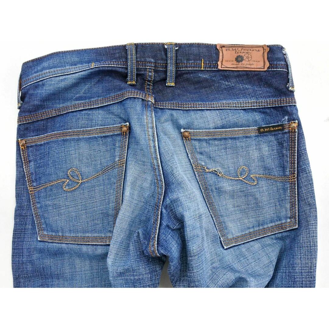 BLUE WAY(ブルーウェイ)のBLUE WAY ブルーウェイ USED加工 ブーツカット デニムパンツ size30/青 ■■ メンズ メンズのパンツ(デニム/ジーンズ)の商品写真