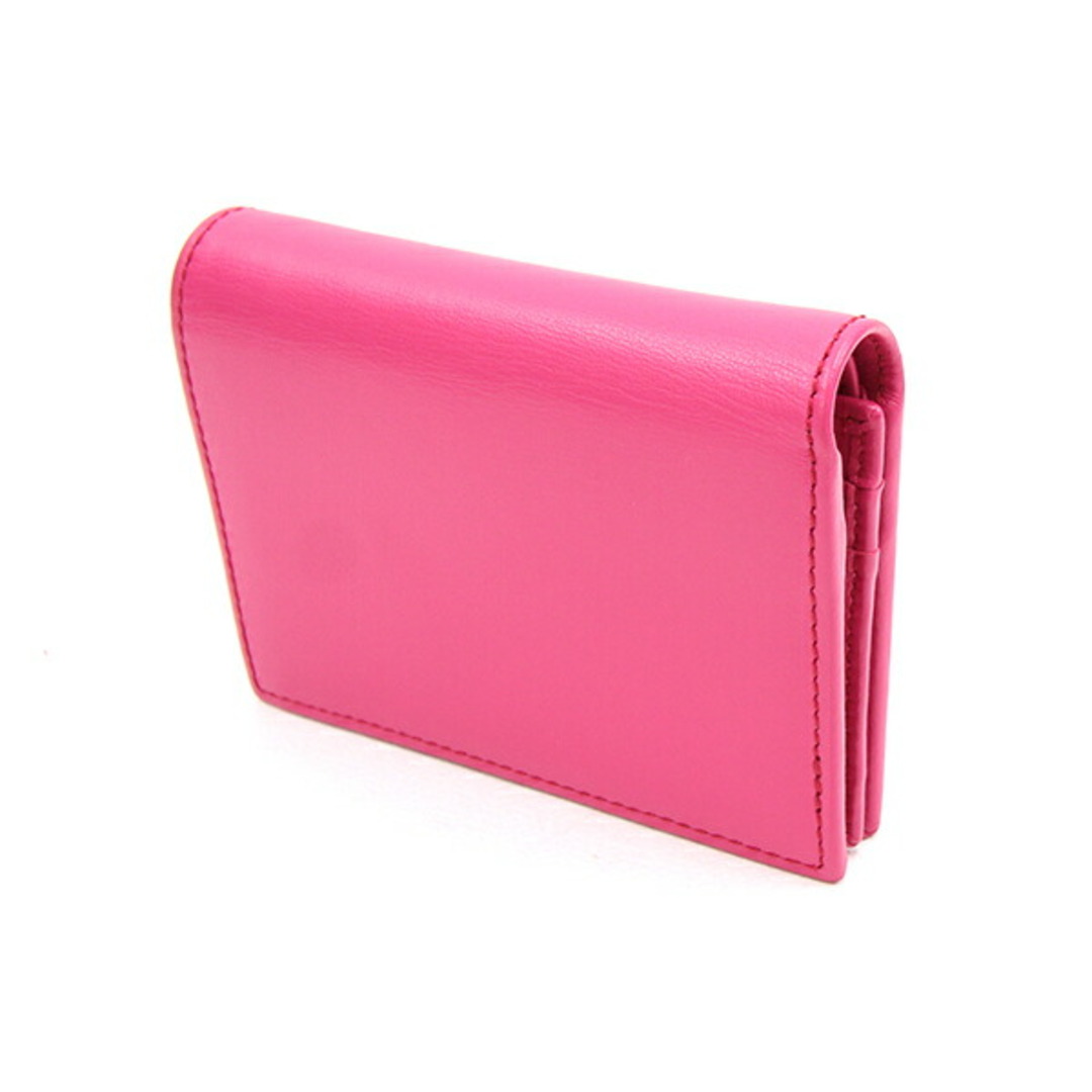 Ferragamo(フェラガモ)の フェラガモ 二つ折り財布 22D570 ピンク レザー レディースのファッション小物(財布)の商品写真