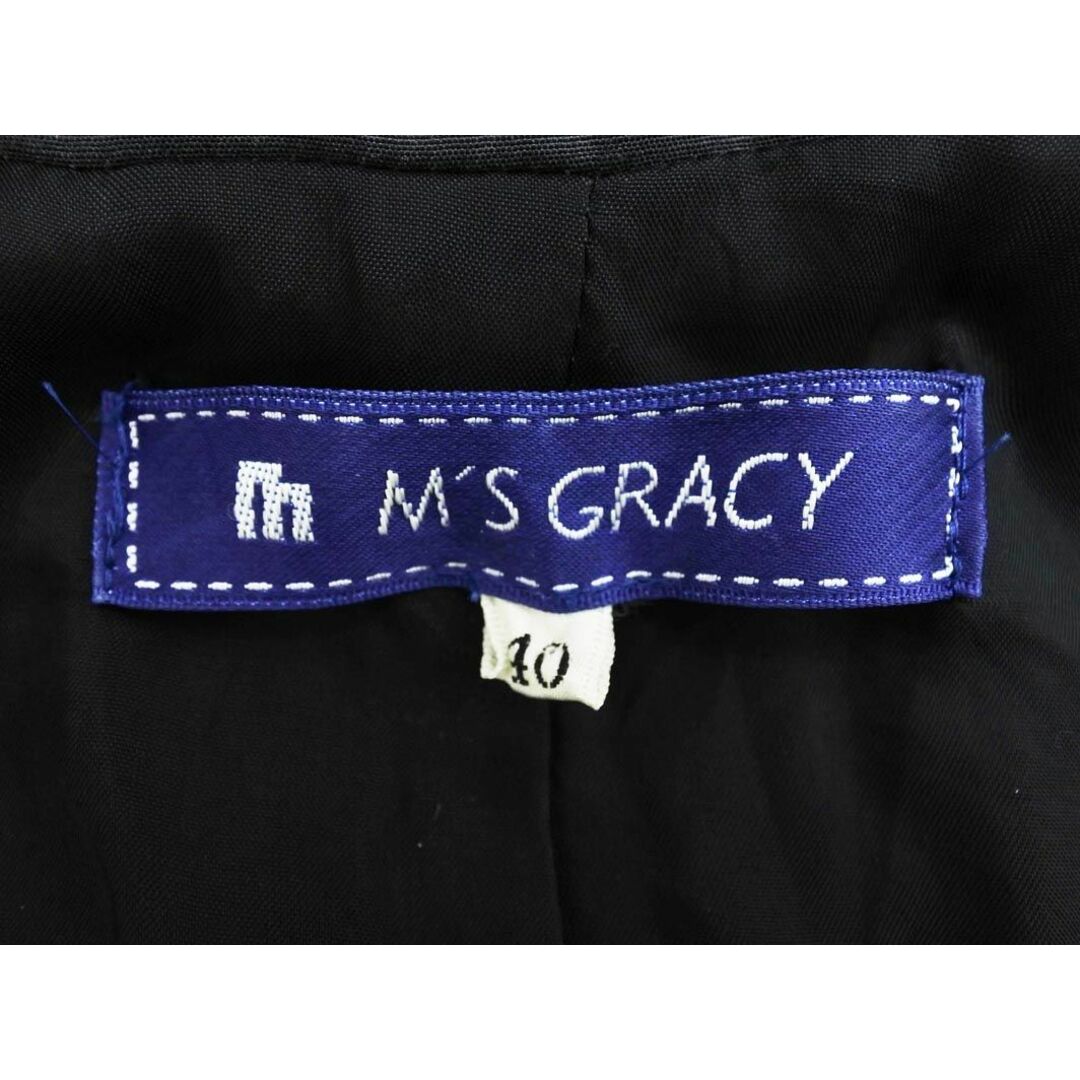 M'S GRACY(エムズグレイシー)のM'S GRACY エムズグレイシー スプリング コート size40/紺 ■◇◎レディース レディースのジャケット/アウター(スプリングコート)の商品写真