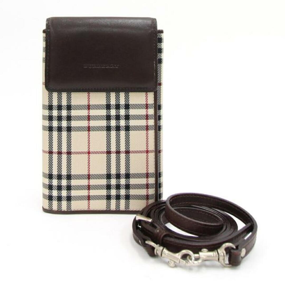 BURBERRY(バーバリー)の バーバリー ショルダーウォレット ライトベージュ レザー レディースのファッション小物(財布)の商品写真