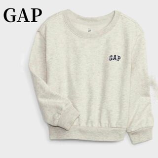 ギャップキッズ(GAP Kids)のGAPギャップロゴ スウェット・トレーナー (幼児)95cmグレー2YRS(Tシャツ/カットソー)