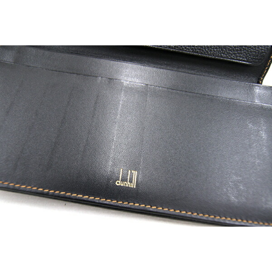 Dunhill(ダンヒル)の ダンヒル 二つ折り長札入れ T18635 ブラック 中古 レディースのファッション小物(財布)の商品写真