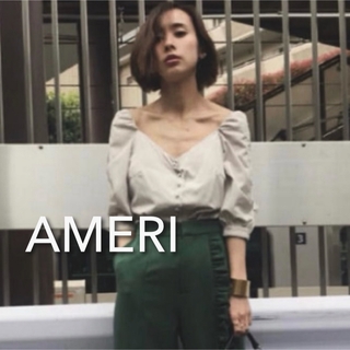 Ameri VINTAGE - ▪️美品 AMERI/アメリ DIANTHUS DECOLLETE BLOUSE