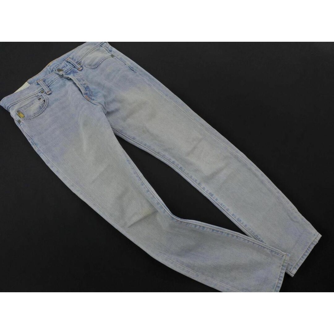 Abercrombie&Fitch(アバクロンビーアンドフィッチ)のAbercrombie & Fitch アバクロンビー＆フィッチ ボタンフライ デニムパンツ size30/水色 ■■ メンズ メンズのパンツ(デニム/ジーンズ)の商品写真