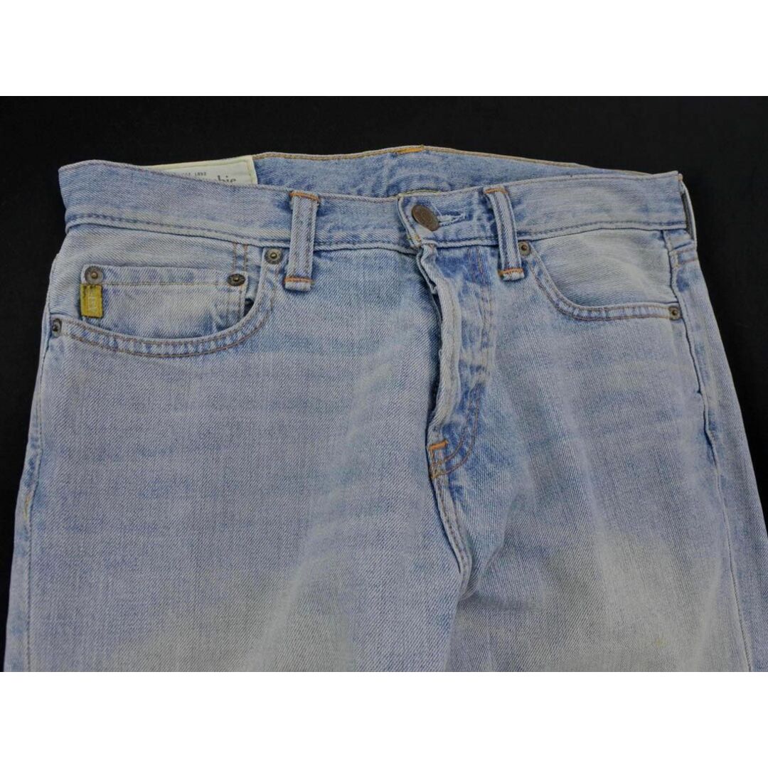 Abercrombie&Fitch(アバクロンビーアンドフィッチ)のAbercrombie & Fitch アバクロンビー＆フィッチ ボタンフライ デニムパンツ size30/水色 ■■ メンズ メンズのパンツ(デニム/ジーンズ)の商品写真