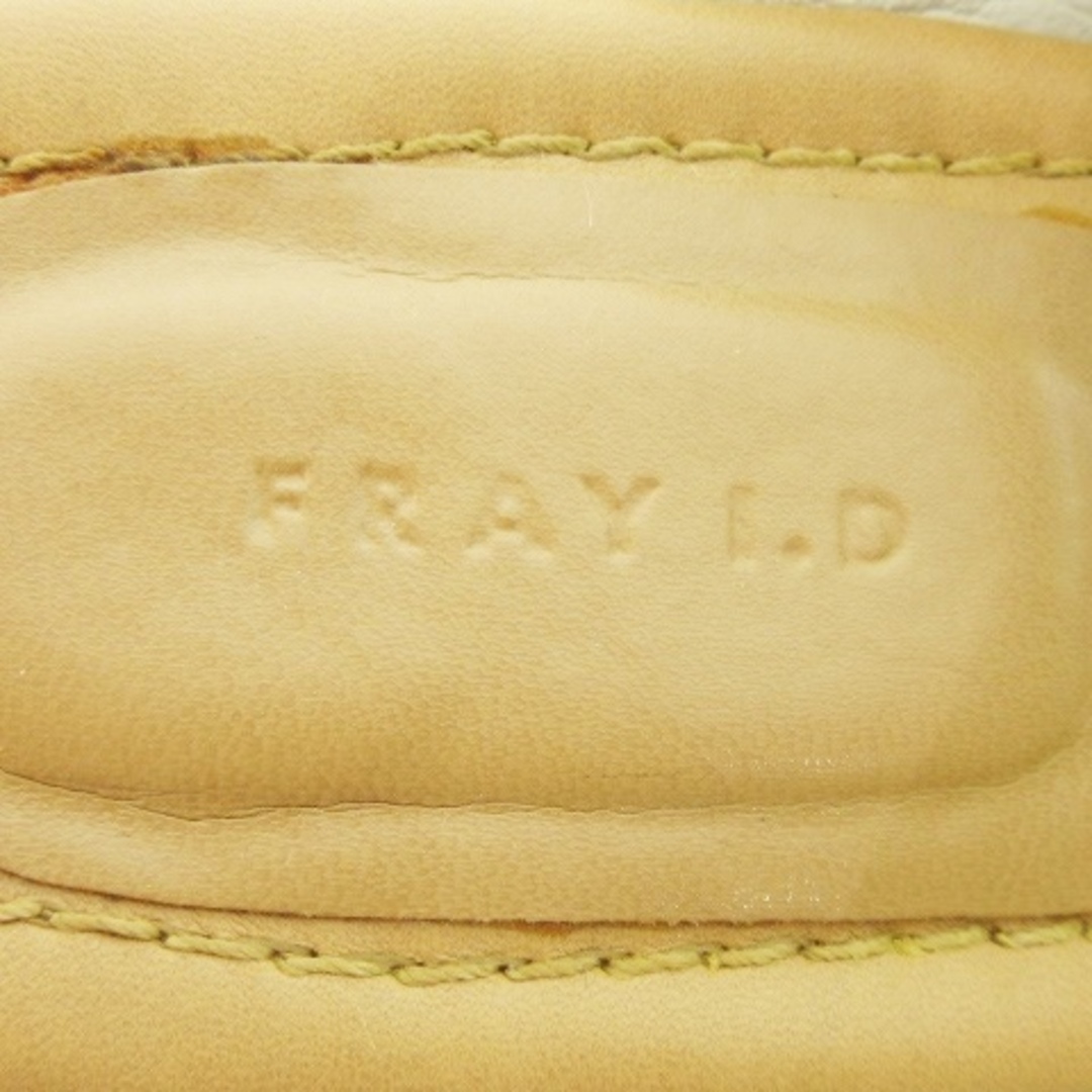 FRAY I.D(フレイアイディー)のフレイアイディー サンダル トング スクエアトゥ クリアヒール モード 37 白 レディースの靴/シューズ(サンダル)の商品写真
