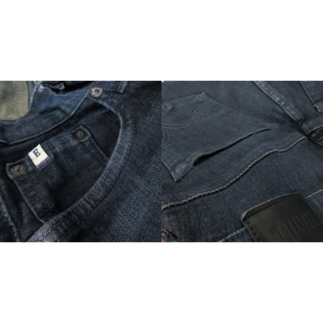 EDWIN(エドウィン)のエドウィン パンツ デニム ジーンズ スキニー ストレッチ ヒゲ XS 紺 メンズのパンツ(デニム/ジーンズ)の商品写真