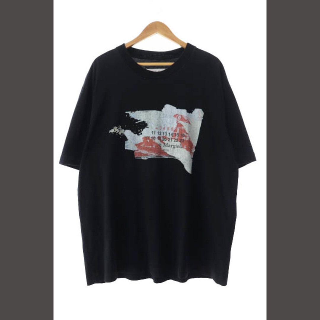 Maison Martin Margiela(マルタンマルジェラ)のメゾンマルジェラ 19AW デストロイド オーバーサイズ 半袖 Tシャツ 46黒 メンズのトップス(Tシャツ/カットソー(半袖/袖なし))の商品写真