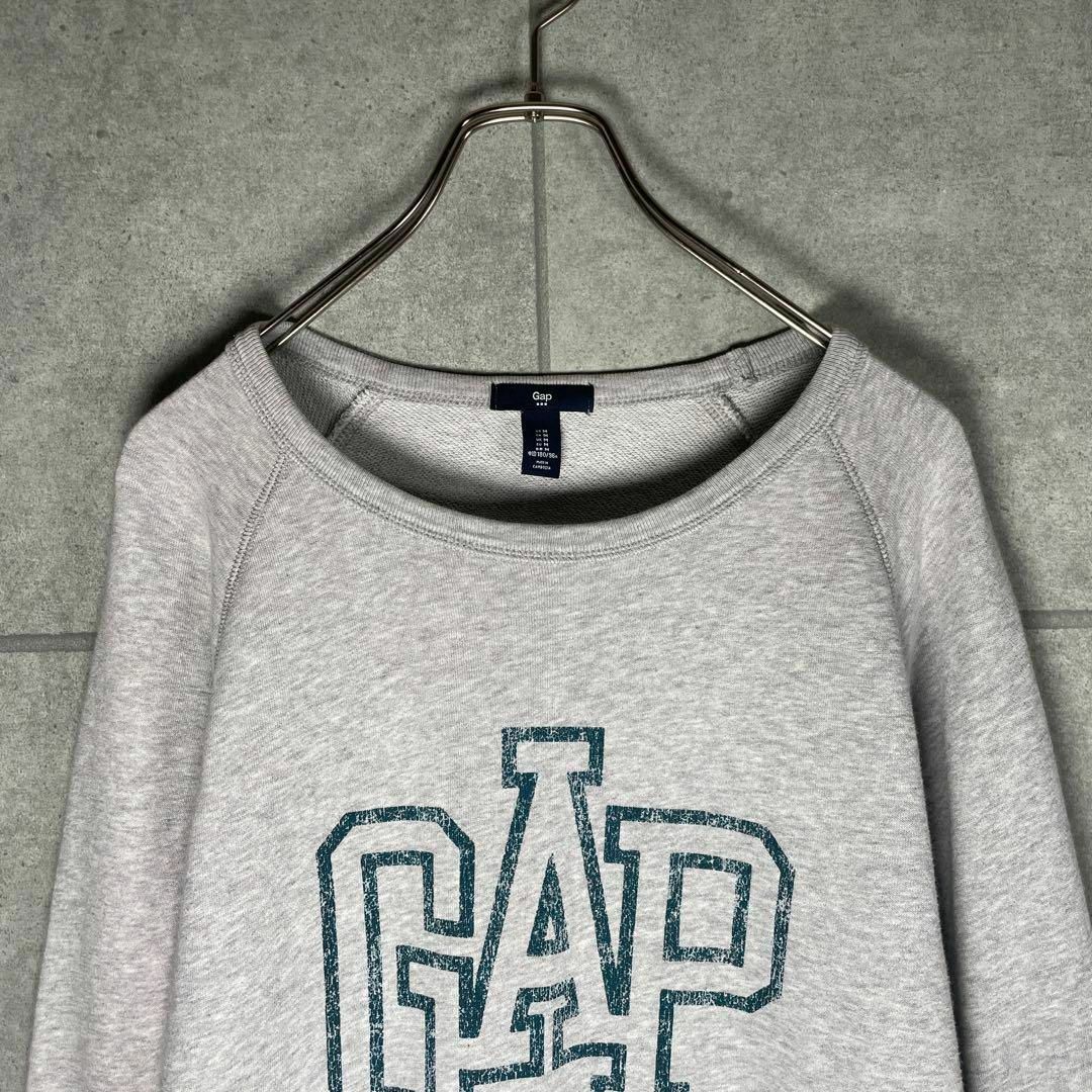 GAP(ギャップ)の[古着]GAP　トレーナー　プリント　ラグラン　00s　アメカジ　グレー その他のその他(その他)の商品写真