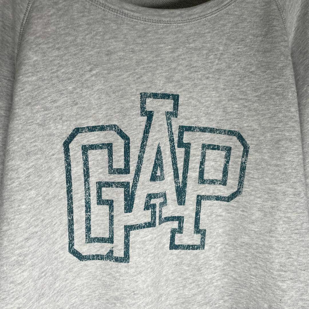 GAP(ギャップ)の[古着]GAP　トレーナー　プリント　ラグラン　00s　アメカジ　グレー その他のその他(その他)の商品写真