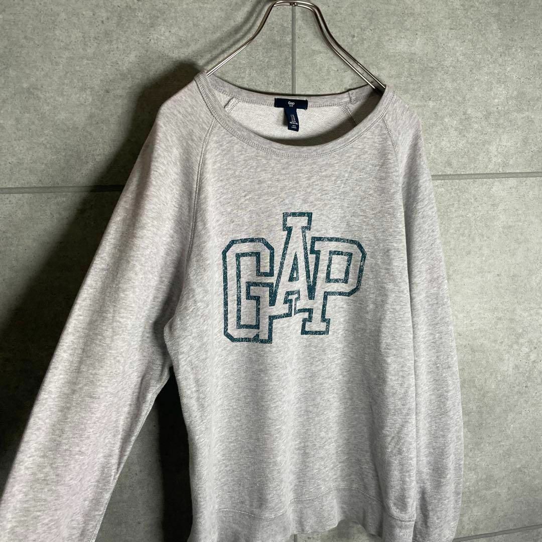 GAP(ギャップ)の[古着]GAP　トレーナー　プリント　ラグラン　00s　アメカジ　グレー その他のその他(その他)の商品写真