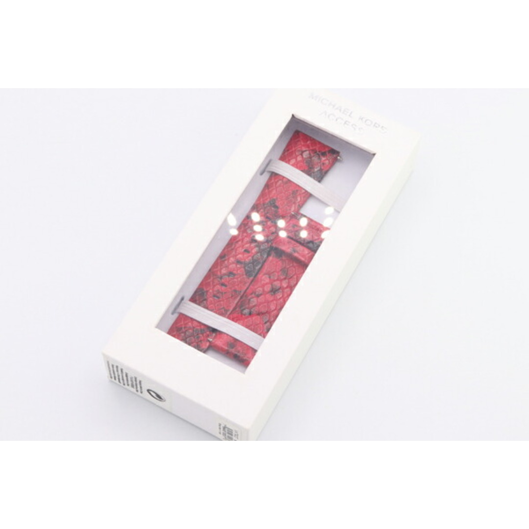 Michael Kors(マイケルコース)の マイケルコース 替えベルト MKT9027 レッド 新品 メンズの時計(レザーベルト)の商品写真