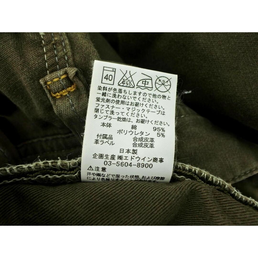 EDWIN(エドウィン)のEDWIN エドウィン EFK503 E-FUNCTION イーファンクション ワーク パンツ size28/カーキ ■◇ メンズ メンズのパンツ(その他)の商品写真